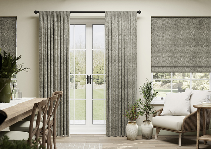 William Morris At Home Marigold Velvet, Iron - Made to Measure Curtains - Image 3